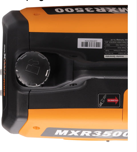 Super silent Inverter Generator 3300 W - Petrol, 4-stroke - With USB and 230V sockets - Emergency power generator for camping, travelling and war emergencies