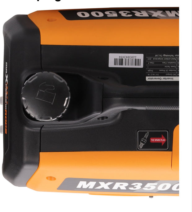 Super silent Inverter Generator 3300 W - Petrol, 4-stroke - With USB and 230V sockets - Emergency power generator for camping, travelling and war emergencies