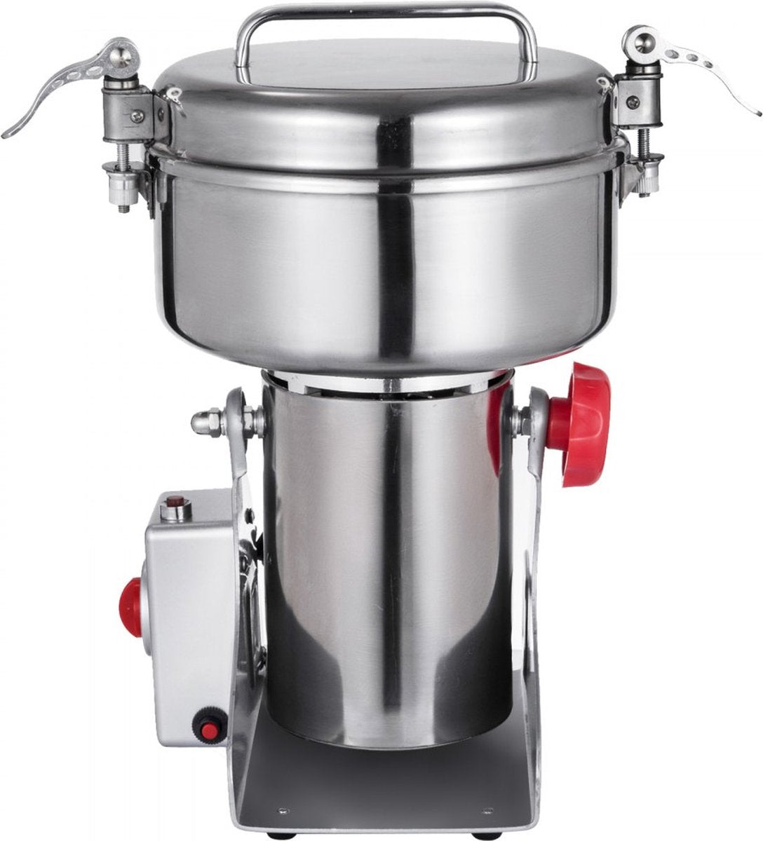 Grinder Grannmolen Molen 2000 W Swing Type Graanmolen Machine 1000 G Elektrische Graanmolen van 304 Roestvrij Staal met een 28000 t/min