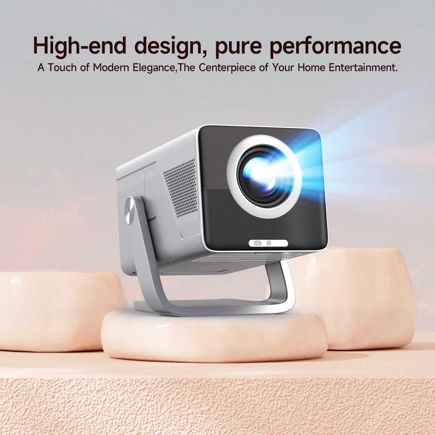 Projector – Beamer – Home Cinema Projector – Multimedia Projector – Android Projector – Full HD 1080p Native Resolutie – Automatische Focus & Wi-Fi 6