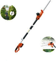 Heggenschaar Telescopisch - Krachtige 20V Accu met Snellader - 46cm Stalen Blad - Tot 240cm Bereik - 16mm Takken - Verstelbare Hoek - Lichtgewicht