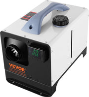 Auto Diesel Luchtverwarmer - Alles-In-ééN - 5-8 Kw - Met 30m Afstandsbediening En Lcd-Scherm - Snelle Verwarming, Geluidsarm, Draagbare Autoverwarmer Voor Auto'S, Campers, Vrachtwagens, Tractoren, Garages, Hutten, Buiten Kamperen - Wit