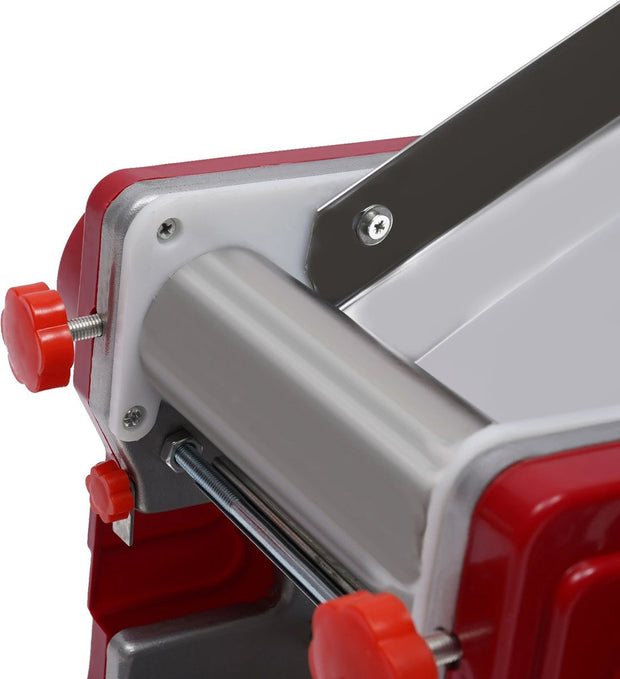 Manual Noodle and Pasta Machine - Dumpling Wrapper Machine - Stainless Steel Pasta Maker - Spaghetti Dough Roller - Home Kitchen Appliance