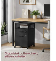 Archiefkast - zwart - kantoorkast - dossierkast - archiefkast metaal - archiefkast met slot - archief kast
