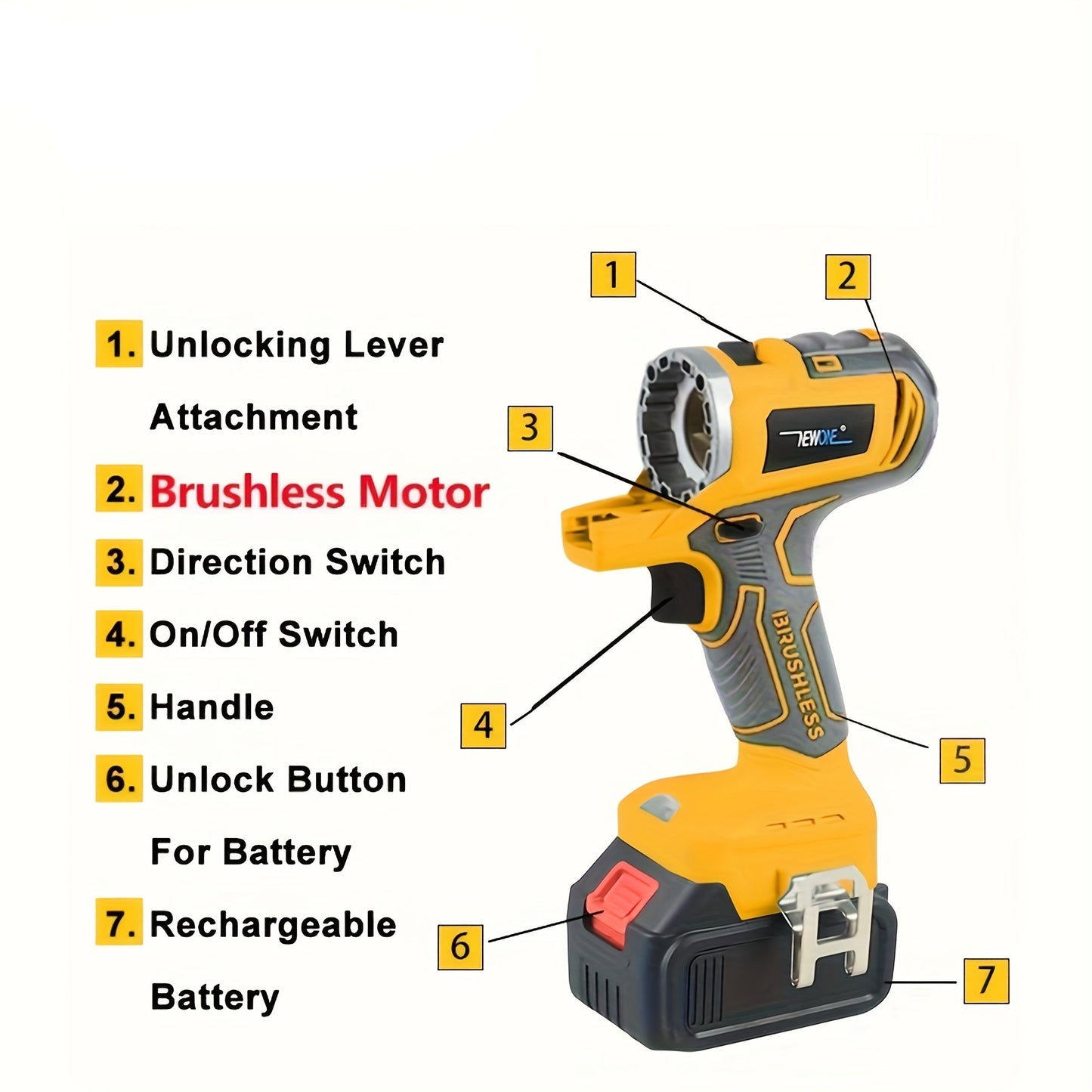 Accuboormachine – Boormachine – Schroefboormachine – Klopboormachine – Boortol – Brushless Motor – 8V Lithium-ion Batterij – 12-delige Draadloze Set in Koffer
