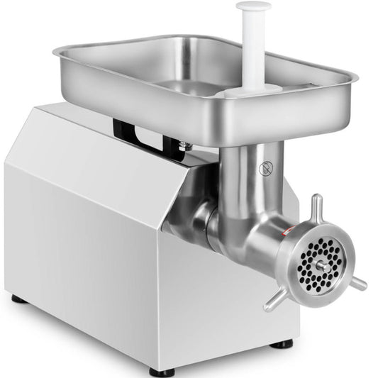 Professionele Vleesmolen 480 kg/u – 1.100 W RVS Slagkracht voor Horeca & Slagerij Professionele Vleesmolen 480 kg/u – 1.100 W RVS