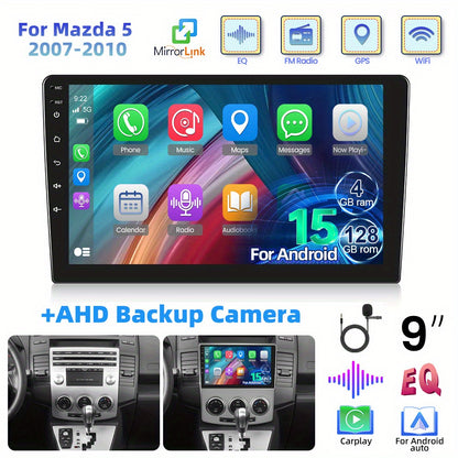 Android Autoradio – Auto Stereo – Multimedia Systeem – 2-DIN Radio – GPS Navigatie – 9 Inch Touchscreen – Draadloze CarPlay & Android Auto