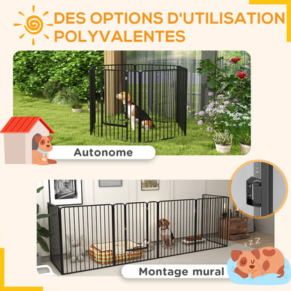Hondenren – Puppyren – Hondenbench – Hondenkennel – Dierenren – Modulair Ontwerp – Epoxy Staal 100 cm Hoog