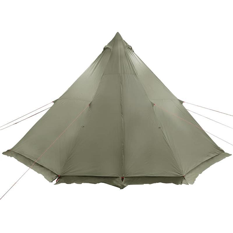 6-Person Tipi Tent High Quality Olive Green - Lightweight Easy Setup Camping Tent with Zippered Doors & Ventilation, Spacious Outdoor Shelter for Family Camping, Hiking, Picnics, Campers Accessories