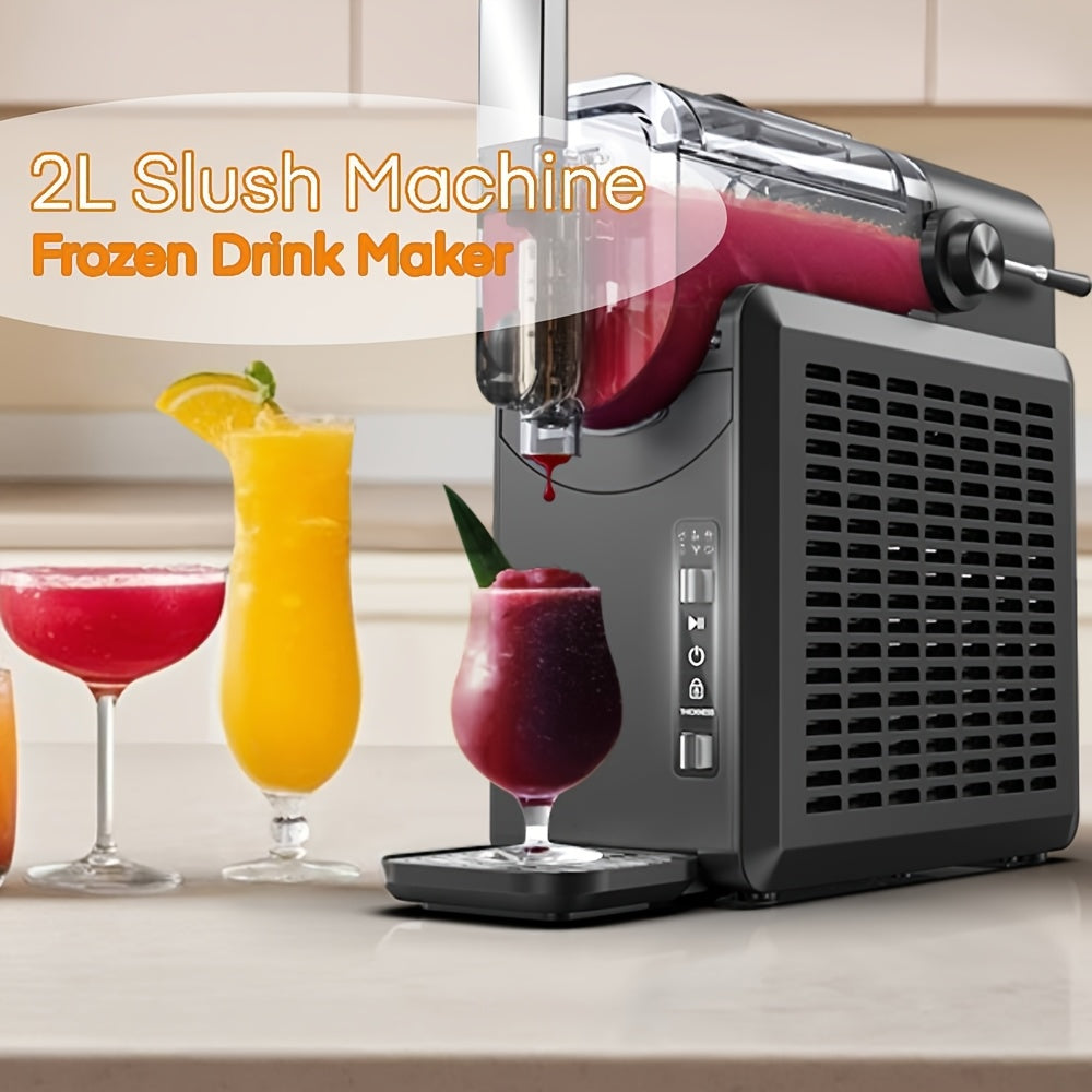 Bevroren Drankjes Machine – Slushmaker – Smoothie Maker – Milkshake Machine – 2 Liter Volume – Snelle Invries Technologie – Zelfreinigend Systeem
