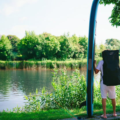 Opblaasbare SUP Board – Stand-Up Paddle Board – Peddelboard – Inflatable Board – Mintgroen Design – 285 Cm Lang – Draagkracht 150 Kg - QUORE