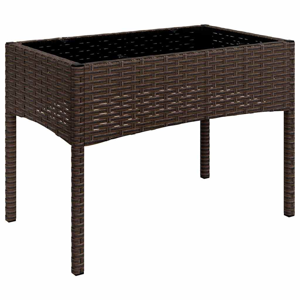 Luxe Loungeset – Loungesets – Tuinset – Outdoor Meubelset – Tuinmeubelen – Weerbestendig Poly Rattan – Comfortabele Afneembare Kussens – Bruin
