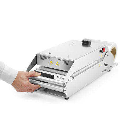 Tray- en Cupsealer – Traysealer – Foliesluiter – Verpakkingsmachine – Sealmachine – Roestvrij Staal 18/10 – 700 W Verzegeling Met Temperatuurregelaar