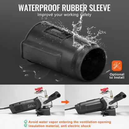 Steenpolijstmachine – Natpolijstmachine – Poliermachine – Granietpolijstmachine – Betonpolijstmachine – 4 Inch Diameter – 6 Instelbare Snelheden & 7 Polijstpads
