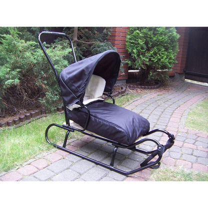 Slee – Rodel – Winter slee – Kinderslee – Lig slee – 5-in-1 Multifunctioneel Design – Stevig Stalen Frame & Waterafstotende Kap