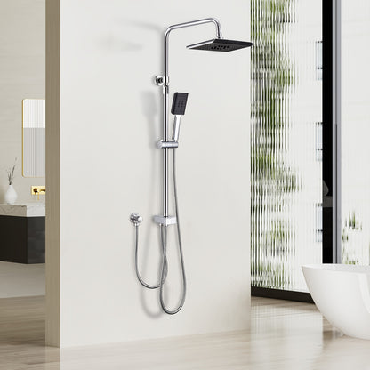 Thermostatische Douche – Douchesysteem – Regendouche – Handdouche – Douchekraan – Roestvrij Staal – 3 Sproeimodi – Zelfreinigende Handdouche