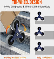 Trapklimwagen - Steekwagen - Steekwagen opvouwbaar - Handvaten Met Beugel - Opvouwbare Trolley