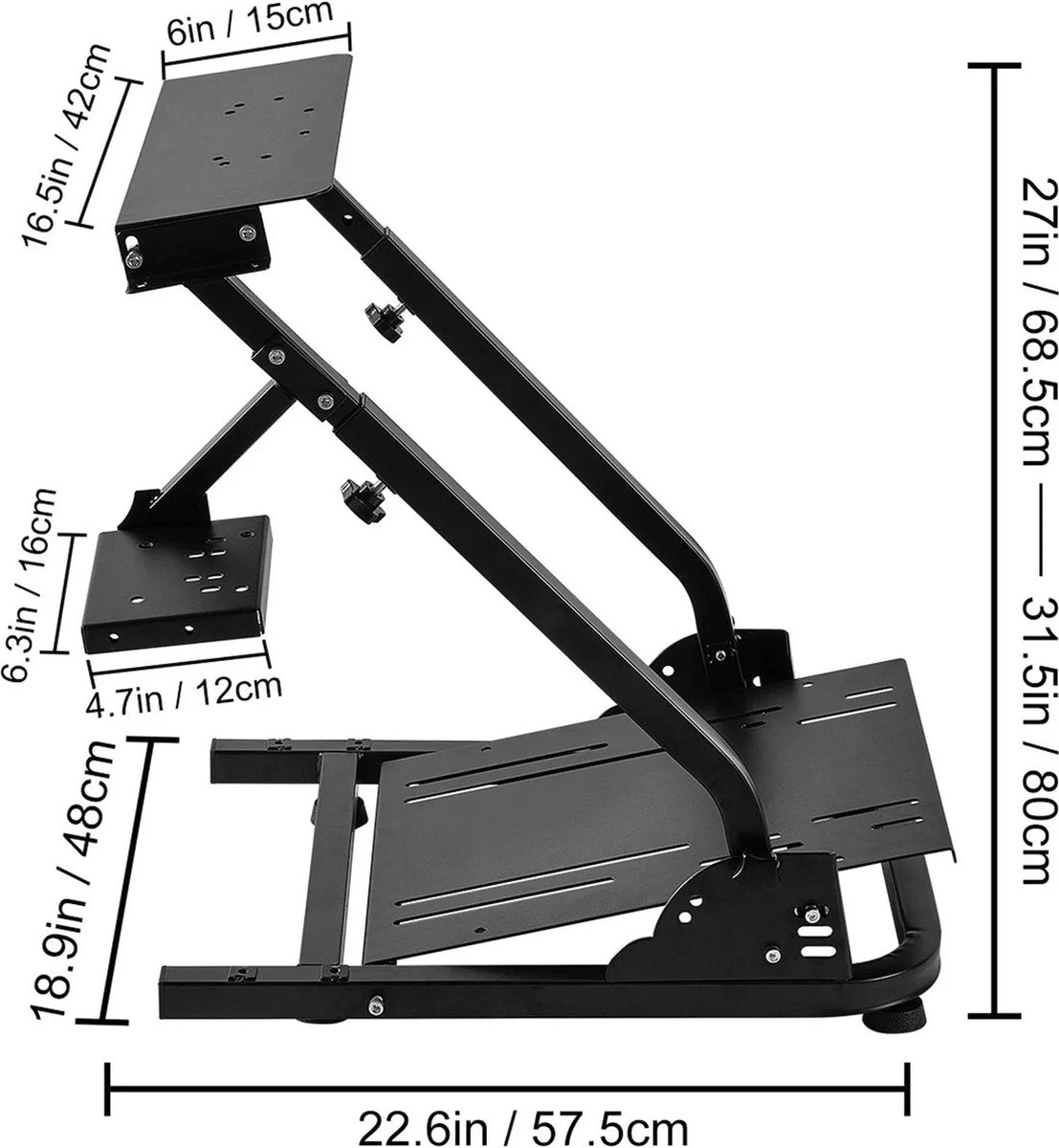 Race Stuurwiel - Racing Simulator - Sim Race Stuurstandaard - Voor Thrustmaster T500rs T248 128 Fanatec- en CSR-pedalen - Stuur Voor PS4 - Stuurstandaard Voor Logitech G29 G27 en G25