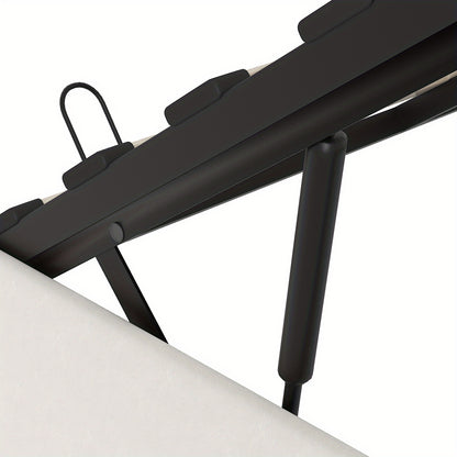 Bedframe – Opbergbed – Gestoffeerd Bed – Platformbed – Tweepersoonsbed – Hydraulisch Opbergsysteem – Geluidloos Metalen Frame – Zacht Fluwelen Hoofdbord