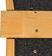 Konijnenhok voor buiten - Weerbestendig - Met ren - Kooi - Groot konijnen hok - Zwart