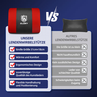 Ergonomische Gamingstoel – Bureaustoel – Computergamingstoel – Draaibare Stoel – Verstelbare Stoel – Met Voetensteun – Ademend Materiaal – Handmatige Rugleuningverstelling