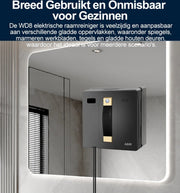 Robot raamreiniger - Dubbele Watersproeier - Slim Geheugen - Hoge Vacuümaanzuiging - Lasersensor - Robot voor het Reinigen van glas - App besturing