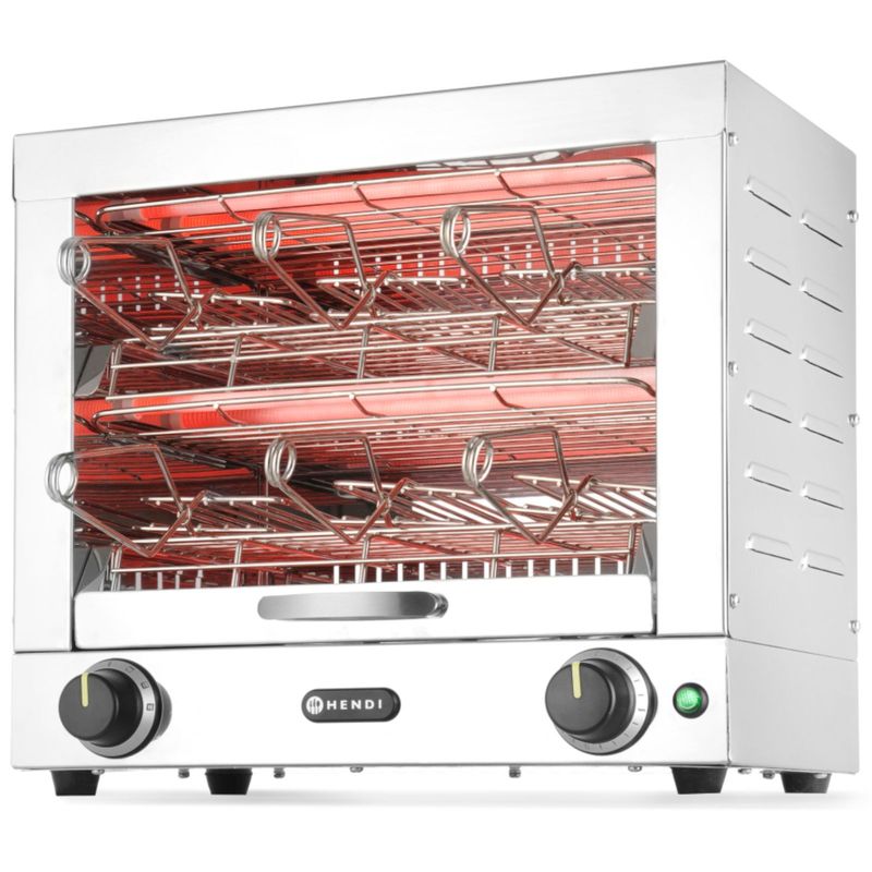 Quartz Sandwich Toaster with 6 Clips, 3000W