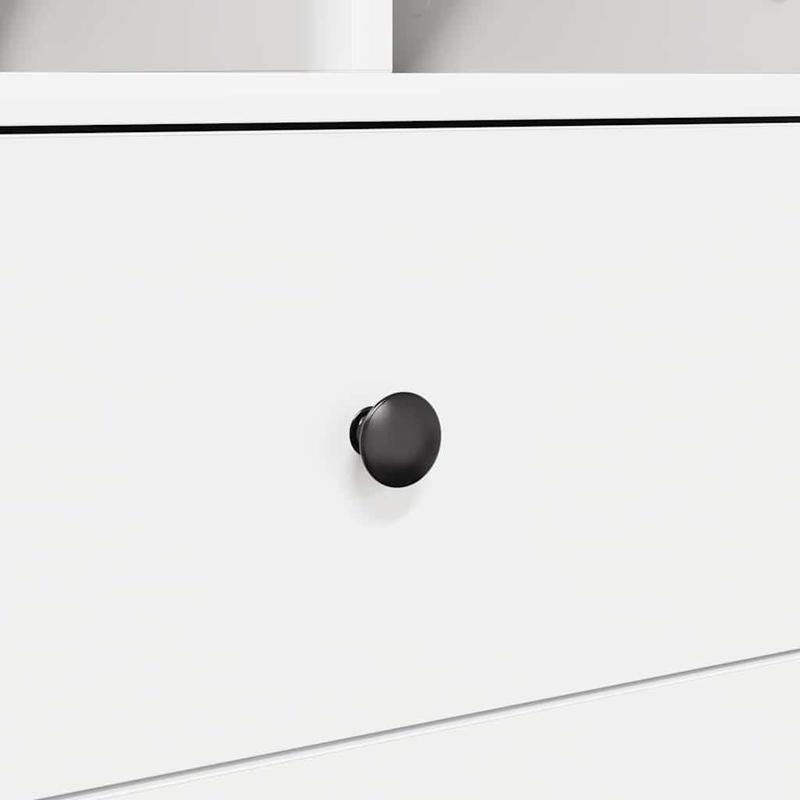 Desk with storage space with shelf 2pcs white 70 x 50 x 76cm Sleek exterior, ample storage space, sturdy and smooth, featuring a minimalist yet functional design., Study Table, Contemporary Desk, Modern Furniture, Robust Buil