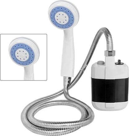 Draagbare Douche - Camping Douche - 4 tot 5 L/min - Outdoor Camping Douche - 2200mAh Oplaadbare Batterij - Elektrische Verwarmde Douchekop - voor Camping - Hiking en Reizen