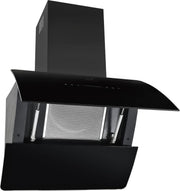 Afzuigkap - 60 cm -Onderbouw - Afzuigkappen - Met koolstoffilter - Schuin - Zwart