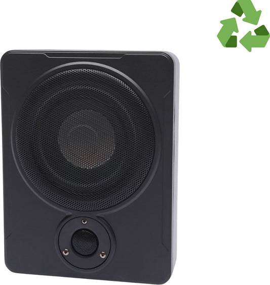 Subwoofer Auto - Versterker Auto - Subwoofer met Kabel - Onder stoel subwoofer - 600W - Zwart