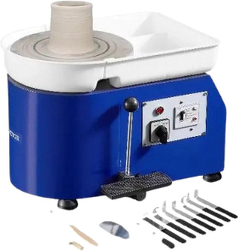 Pottenbakken - Pottenbakkersschijf - Draaischijf - Draaischijf Pottenbakker - Boetseerschijf - Boetseertafel - Pottenbakkerwiel - 450W - 28cm