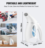 Kledingstomer - Stoomreiniger - Handstomer - Incl. Gratis Hittebestendige Handschoen & Gebruiksvriendelijk - 900W - Wit - 23x9x15cm