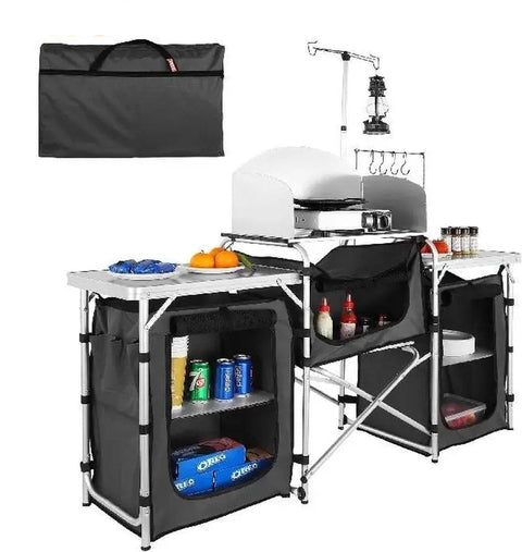 Campingkeuken - Inklapbare Campingkast - Campingkooktafel