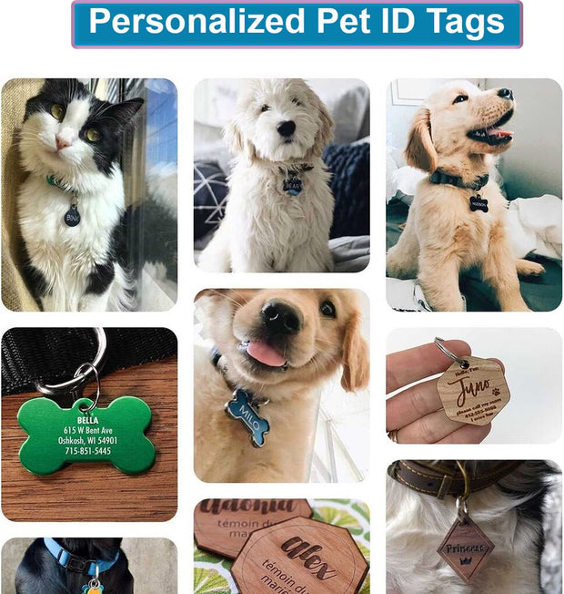 Laser Graveermachine - Laser Cutter Bluetooth Bestuurbaar - Graveermachine Makkelijk te Installeren - Zwart