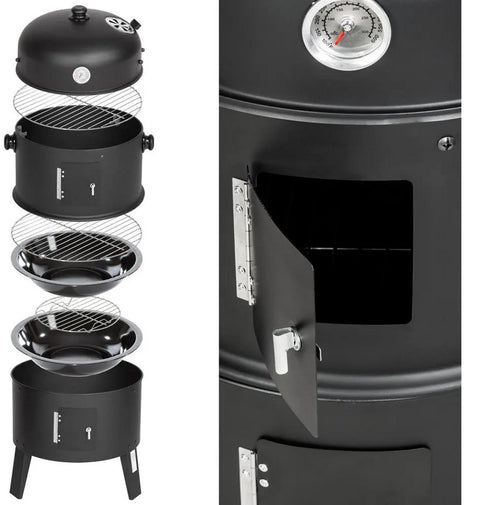 Houtskool bbq - buitenkeuken - zwart - Barbecue - barbeque - barbecues - gas - familie - houtskoolgrill