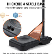 Adjustable Basketball Pole - Basketball Hoop - For Outdoors - 1.2 to 3 meters high