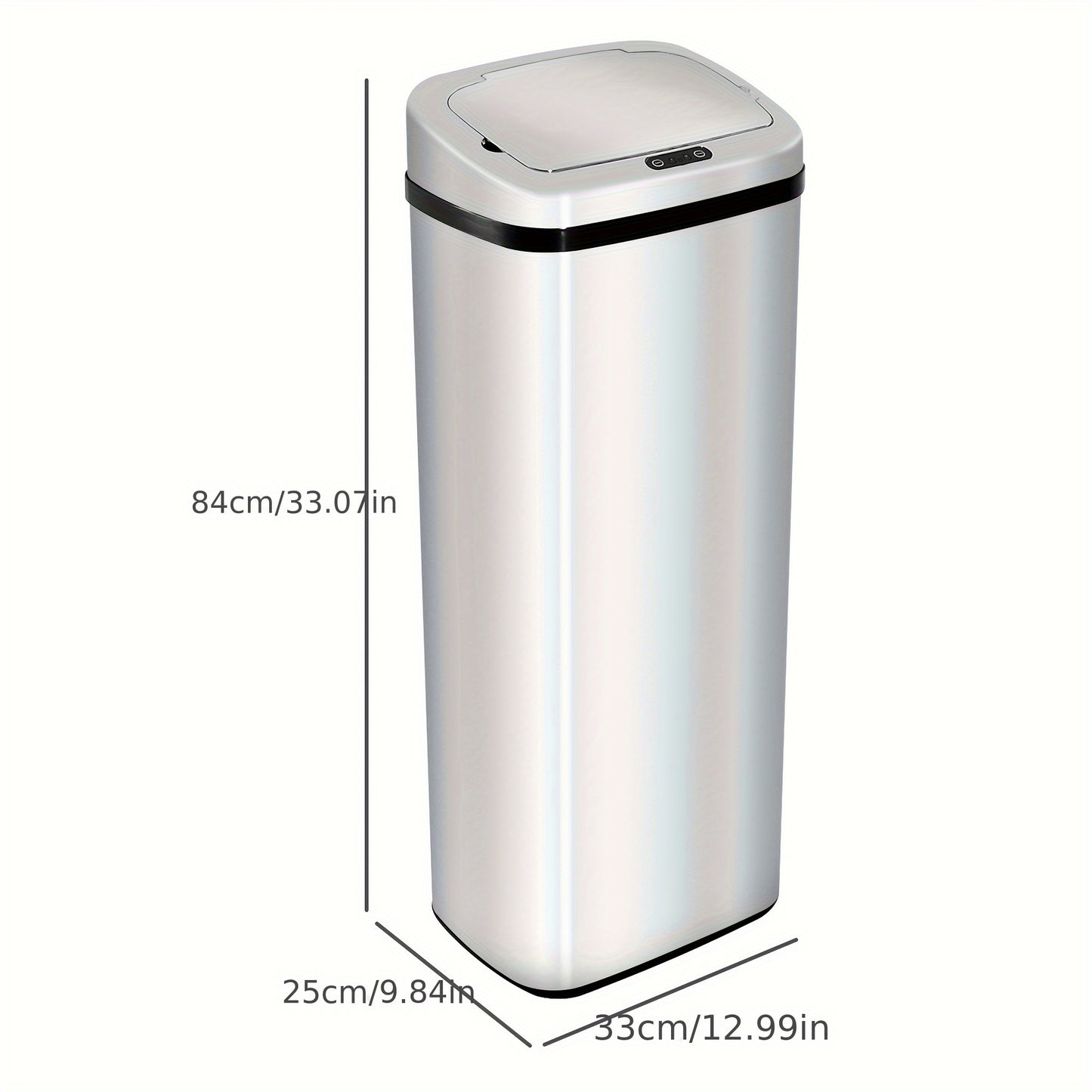 Prullenbak – Afvalbak – Vuilnisbak – Afvalemmer – Pedaalemmer – Roestvrij Staal – 50 Liter – Cilindrisch – Geen Elektriciteit