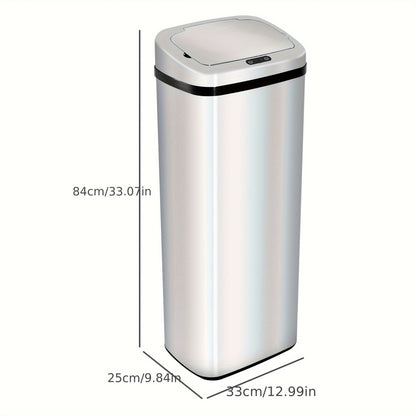 Prullenbak – Afvalbak – Vuilnisbak – Afvalemmer – Pedaalemmer – Roestvrij Staal – 50 Liter – Cilindrisch – Geen Elektriciteit