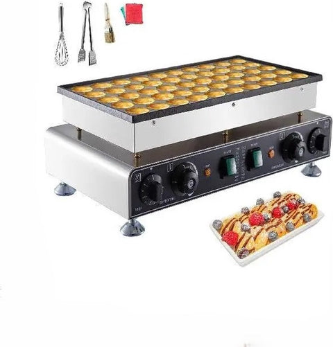 Electric Poffertjes Pan - Poffertjes Maker - Poffertjes Plate - Poffertjes - 50 Pieces