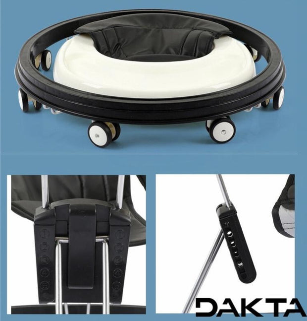 Loopstoel Baby - Loopstoeltje Verstelbaa - Loopwagen - Loopstoelen Meisje / Jongen - 6 tot 18 maanden - Grijs