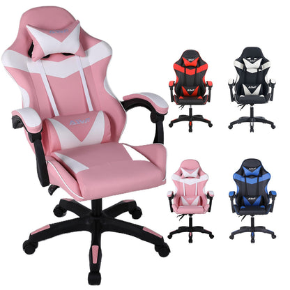 High-Back Gaming Chair PC Office Chair Computer Racing Chair PU Desk Task Chair Ergonomic Executive Swivel Rolling Chair with Lumbar Support for Back Pain Women, Men