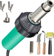 Hete Lucht Pistool - Las Pistool - Soldeer Pistool - Soldeerbout - 220V - 600°C - 3M - Met Accessoires - Blauw