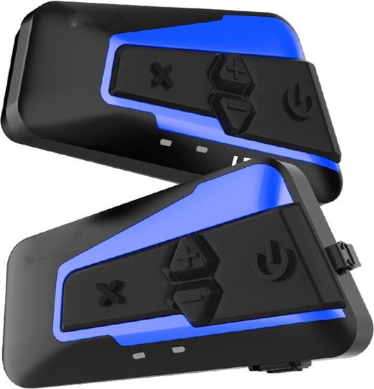 Intercom Motorcycle Helmet - Motorcycle Helmet Headset Bluetooth - Communication System - 2 Pieces