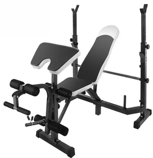 Weight Bench - Multifunctional Weight Bench - Professional Fitness Bench - Bench Press - Bench Press - Adjustable - Arms - Chest - Black