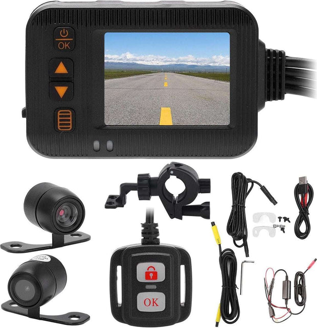 Motorfiets Dashcam Recorder - Waterdichte HD Opname - Bewegingsdetectie - Loopopname - Eenvoudige Installatie