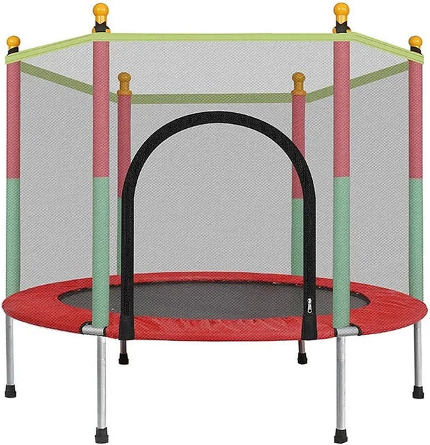 Trampoline - Kindertrampoline - Trampoline Met Beschermend Net - Indoor Sport Entertainment - 100KG Belasting