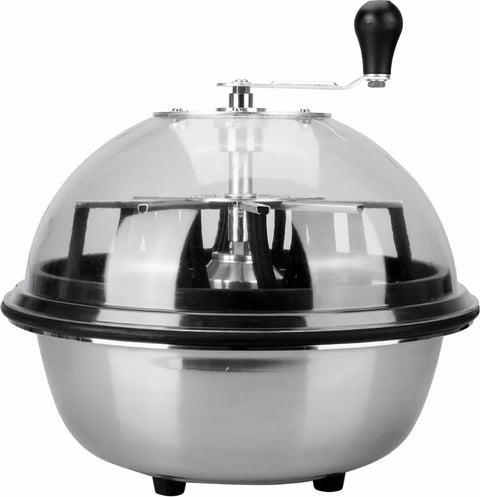 Oogsttrimmer - Roestvrijstalen 41 cm Kom - Stalen Messen - Knipmachine - 24 Rubberen Strips - Voor Verwijderen van Bladeren - Droge en Natte Bladeren