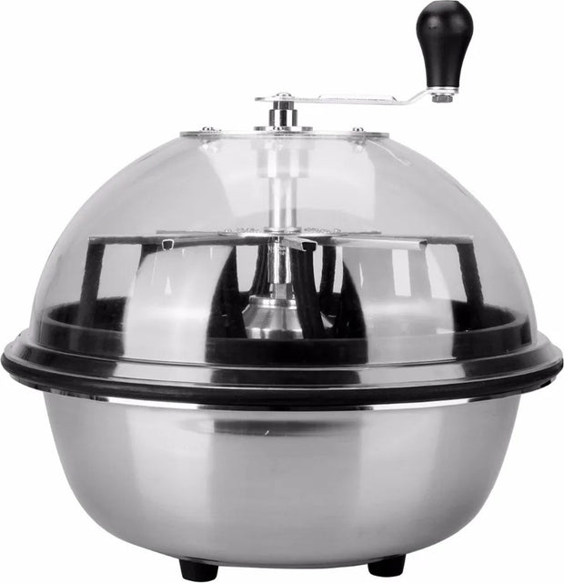 Oogsttrimmer - Roestvrijstalen 41 cm Kom - Stalen Messen - Knipmachine - 24 Rubberen Strips - Voor Verwijderen van Bladeren - Droge en Natte Bladeren