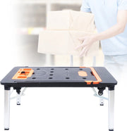 Multifunctionele Werkbank - 7-in-1 - Transport Trolley - Tot 250kg - 109x55 cm - Hoogte Verstelbaar - 4 Wielen - Opvouwbaar - Inklapbaar